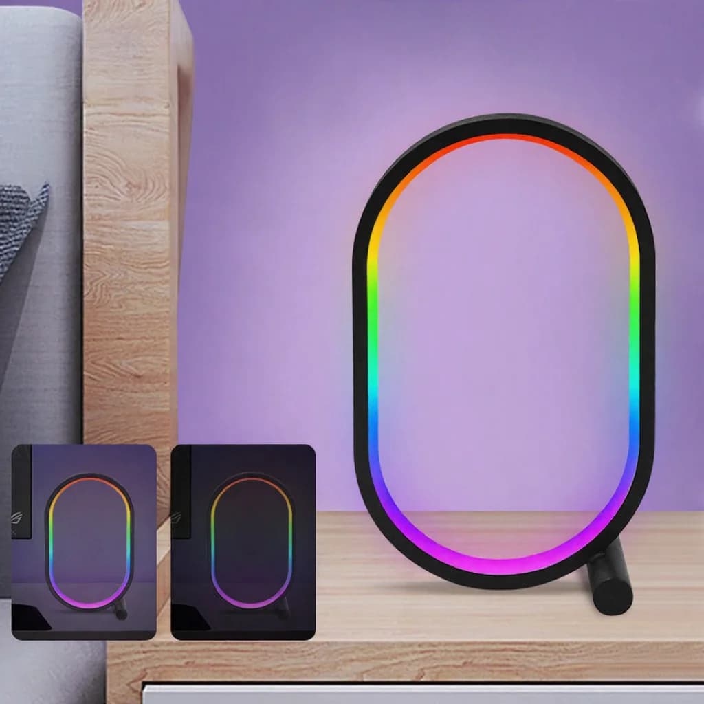 RGB namizna svetilka s sinhronizacijo z glasbo in upravljanjem z aplikacijo