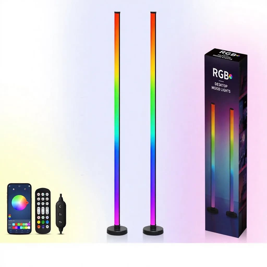RGB talna svetilka s sinhronizacijo glasbe, upravljanjem prek aplikacije in daljinskim upravljalnikom