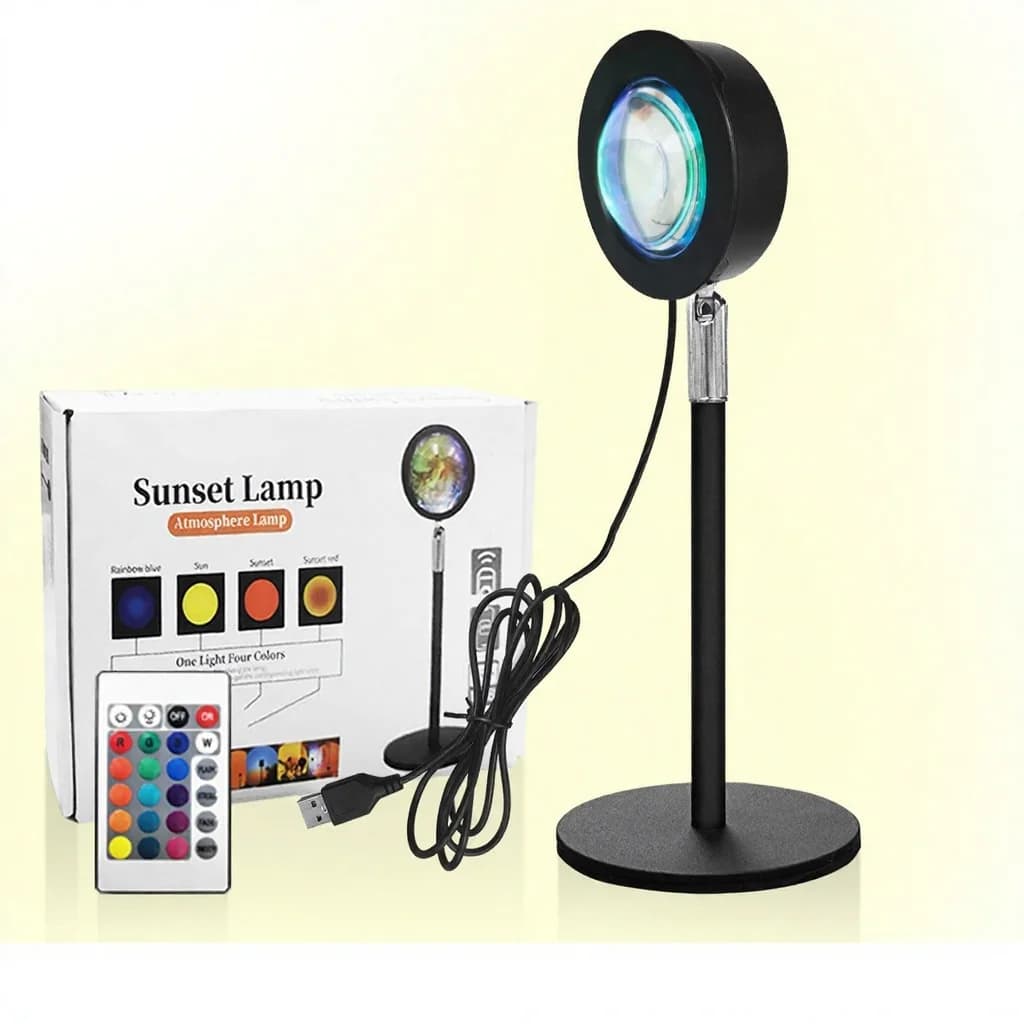 USB projekcijska svetilka Sunset RGB za ambientno osvetlitev