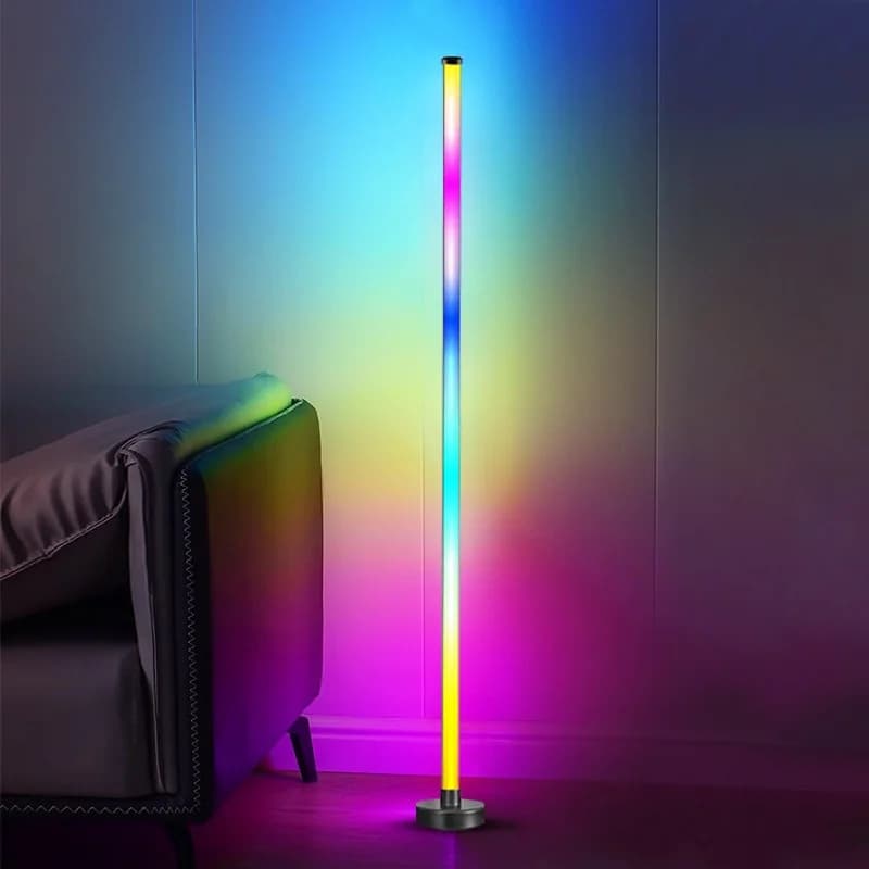 RGB LED kotna talna svetilka s sinhronizacijo z glasbo, upravljanjem prek aplikacije in daljinskega upravljalnika