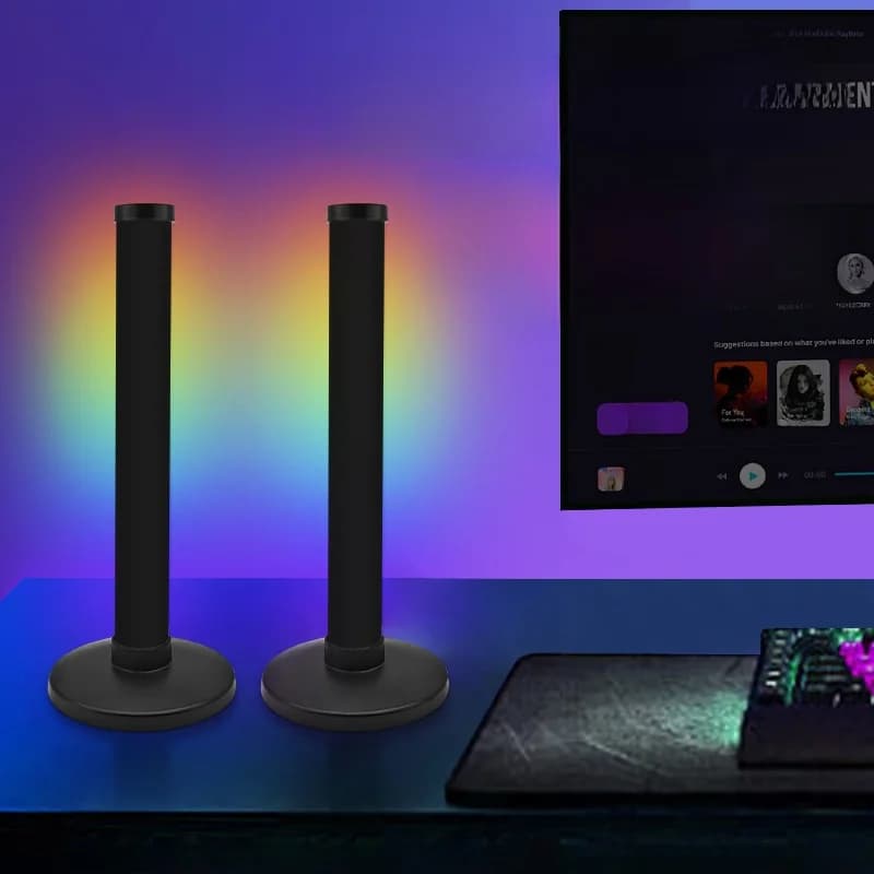 RGB svetloba za ozračje s sinhronizacijo zvoka in upravljanjem prek aplikacije za mizo