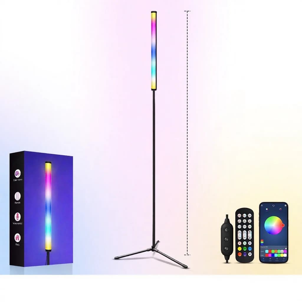 RGB talna svetilka s spreminjanjem barv, sinhronizacijo glasbe in upravljanjem prek aplikacije