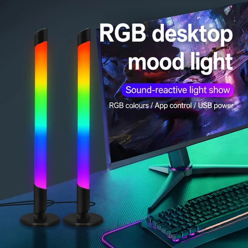 USB RGB atmosferska luč za sinhronizacijo z glasbo za namizne računalnike in igre