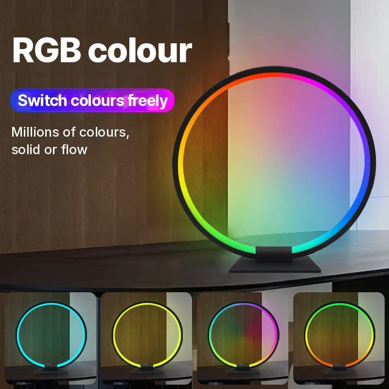 RGB LED ambientalna nočna svetilka s sinhronizacijo z glasbo