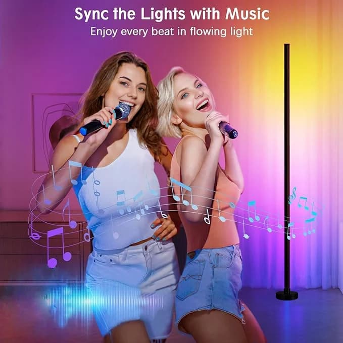 Talna svetilka RGB s spreminjanjem barv, sinhronizacijo glasbe in upravljanjem prek aplikacije